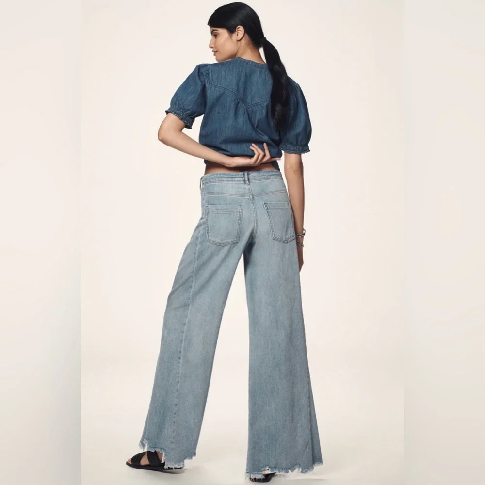 Pilcro The Adi Regenerative Cotton Mid-Rise Flare 
Size 26 - Picture 2 of 10